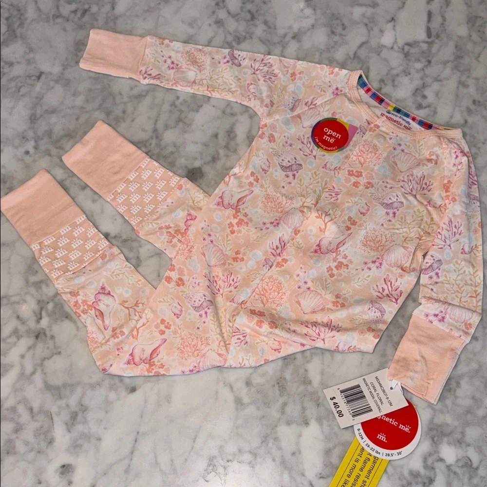 NWT MAGNETIC ME MODAL CORAL FLORAL COVERALL